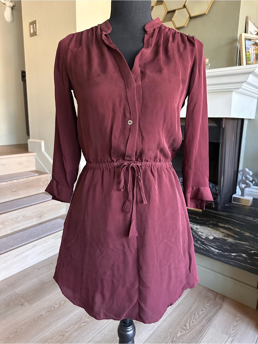 💜 Aritzia Wilfred Plum Midi Dress | Size XXS 💜